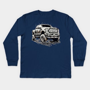 Ford F250 Kids Long Sleeve T-Shirt